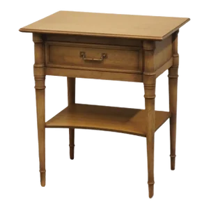 Drexel Furniture Bleached Oak Italian Mediterranean 23" Nightstand