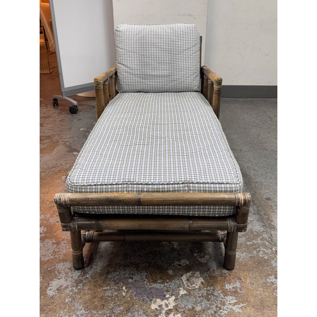Design Plus Gallery presents a Circa 1970’s Chaise Lounge from McGuire Furniture. This vintage piece showcases the brand’s...