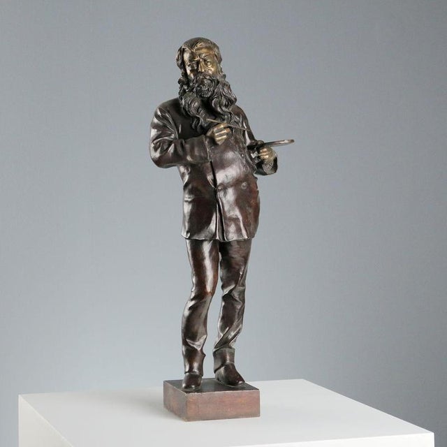 Vincenzo Gemito, The Painter, Bronze For Sale - Image 12 of 12