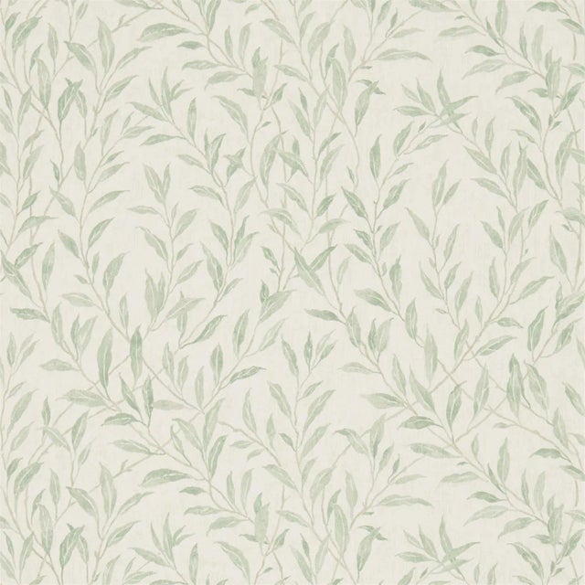 Sanderson Osier Wallpaper in Willow/Cream - a Sample For Sale