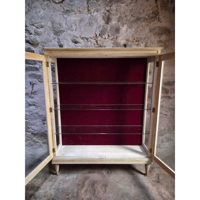 Vintage French Glass Display Cabinet, 1960s For Sale - Image 13 of 18