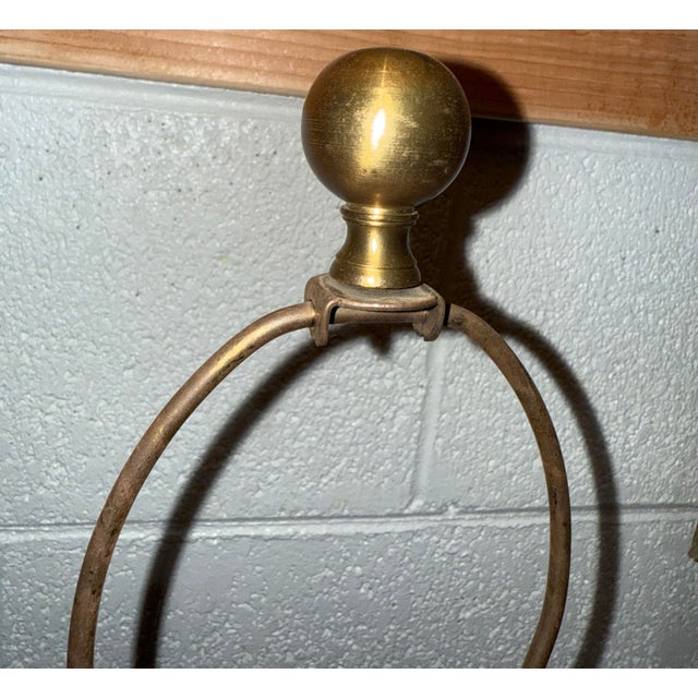 Metal 1970s Mid-Century Modern Teardrop- Or Genie-Form Polished Brass Table Lamp For Sale - Image 7 of 7