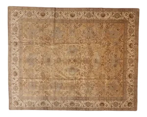 Vintage Signed Persian Tabriz Rug
