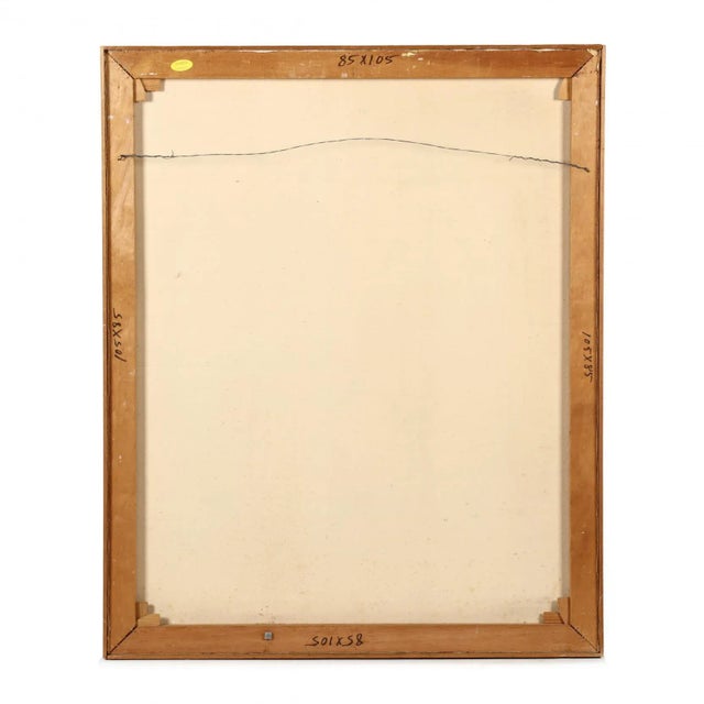 Kurt Larisch (Austrian, 1913-2009), Untitled Mixed Media Work on Canvas For Sale - Image 4 of 4