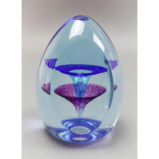 Caithness Scotland True Colours Signed Glass Paperweight Limited Edition 525/650 For Sale In Miami - Image 6 of 7