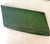 Vintage Kelly Green Leather Mid Century Envelope Clutch Purse by Vailerie For Sale - Image 4 of 6