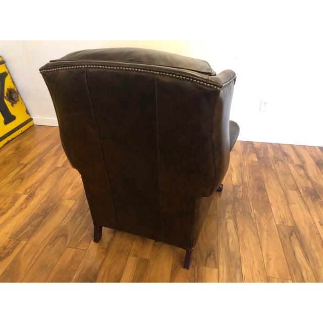 Bradington Young Presidential Reclining Wing Chair Chairish