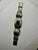 1990s Native American Sterling Silver and Onyx Bracelet For Sale - Image 4 of 8