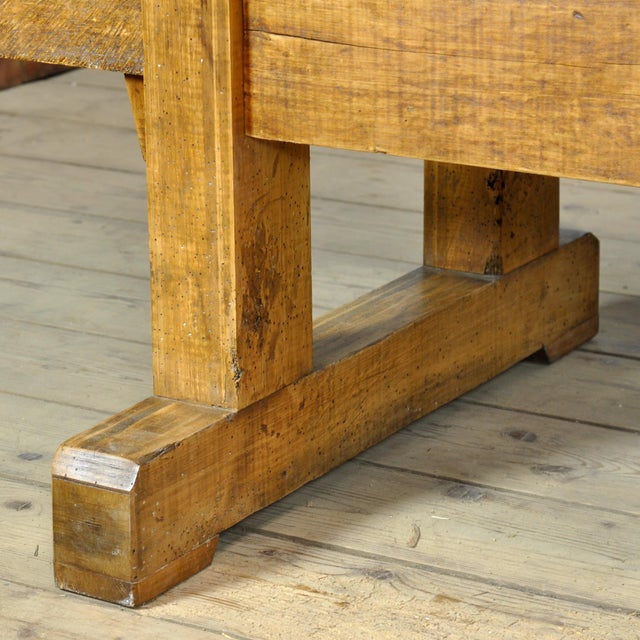 Oak Carpenters Workbench, 1920s For Sale - Image 12 of 17