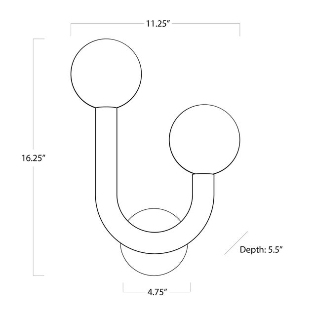 Regina Andrew Happy Steel Sconce Right Side, Oil Rubbed Bronze For Sale In Detroit - Image 6 of 7