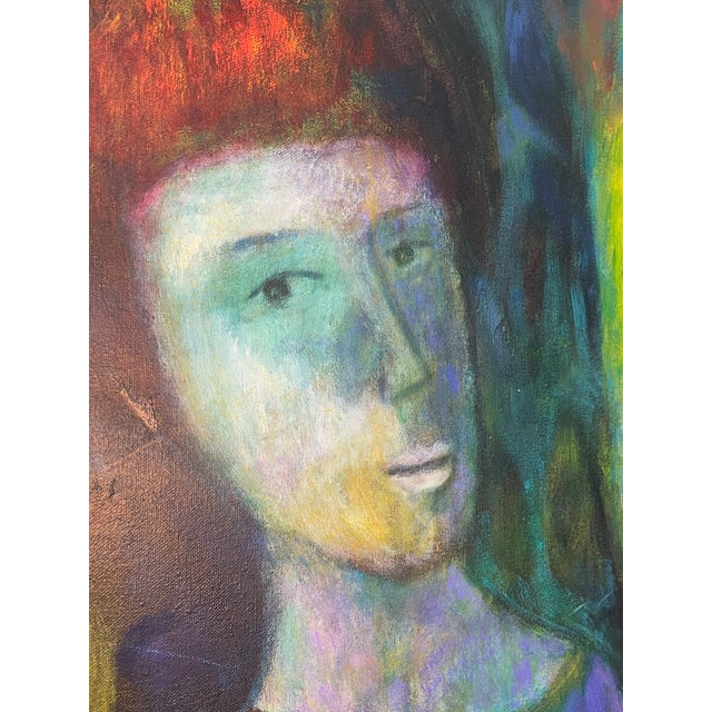 2000 - 2009 “Los Brillos”, Oil on Canvas, Joscha III Chavez (Signed) For Sale - Image 5 of 7