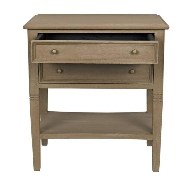 Noir NOIR Oxford 2-Drawer Side Table Weathered For Sale - Image 4 of 5