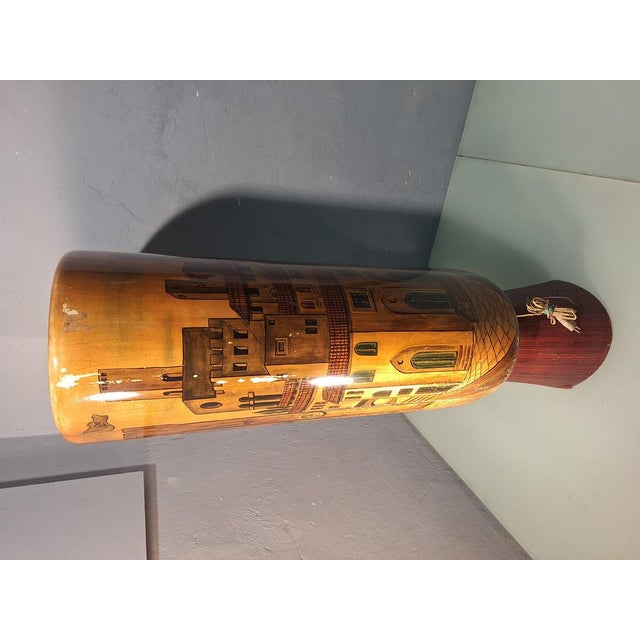 Vintage Bar Cabinet in Parchment by Aldo Tura for Tura, 1950s For Sale - Image 17 of 18