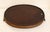 Early 19th Century Circa 1800 Georgian Period English Oval Wooden Serving Tray For Sale - Image 5 of 5