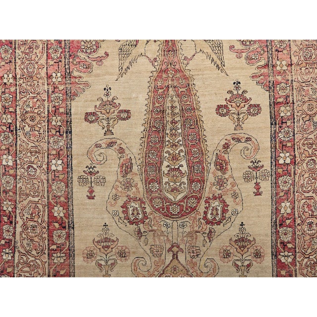 Late 19th Century Kerman Lavar Pictorial Rug For Sale In Chicago - Image 6 of 12