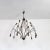 Leather and Brass Chandelier, 1940s For Sale - Image 3 of 10