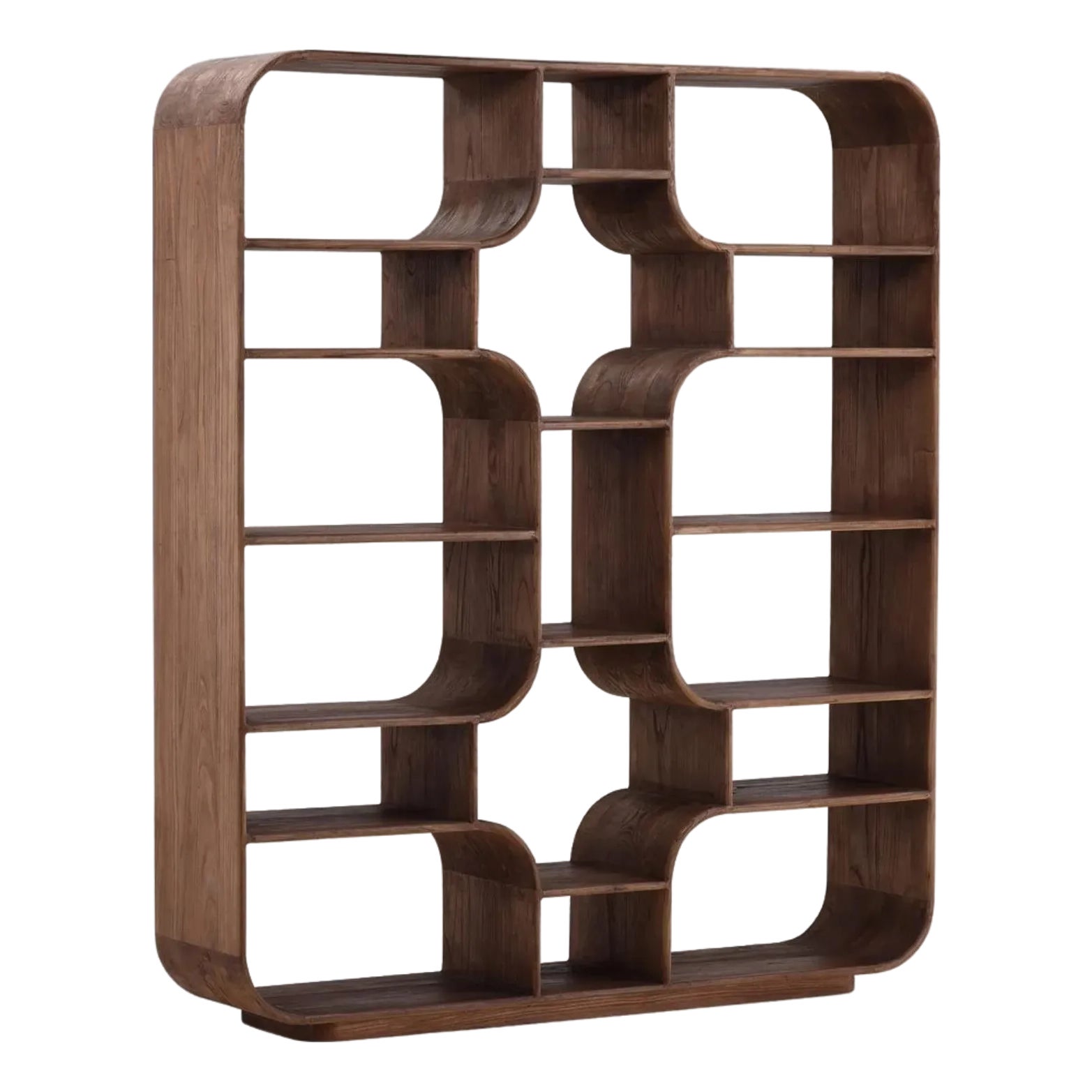 Century Solid Wood Shelf | Chairish
