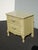 French Vintage French Privincial Yellow Nightstand W Brass Hardware For Sale - Image 3 of 12