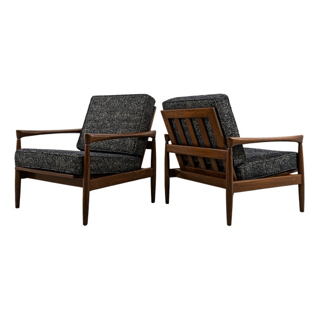 Mid-Century Modern Kolding Armchairs by Erik Wørts for Ikea, 1960s, Set of 2 For Sale