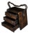 Vintage Chinese Huali Rosewood Three-Drawer Tiered Box With Handle For Sale