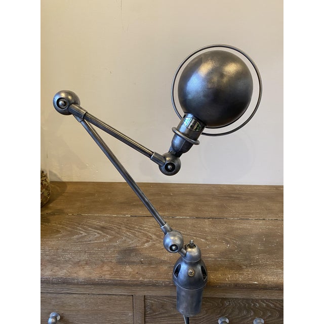 Metal Vintage Desk Lamp by Jean-Louis Domecq for Jieldé, 1950s For Sale - Image 7 of 18