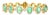 2.67 Carat Round Brilliant Cut Diamond Emerald Gold Bracelet For Sale