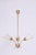 Mid-Century Chandelier in Brass and Frosted Glass, Czech, 1950s For Sale - Image 12 of 12