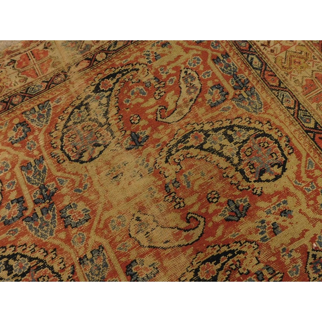 1920s Distressed Antique Persian Gallery Rug For Sale - Image 5 of 13