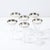 Dorothy Thorpe Set of Six Silver Gilt Rimmed Martini Glasses by Dorothy Thorpe For Sale - Image 4 of 11