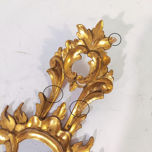 Vintage Baroque French Mirrors, 1940s, Set of 2 For Sale - Image 10 of 15