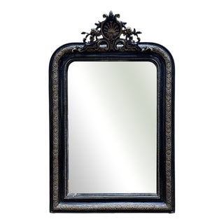 Napoleon III Mirror with Pediment For Sale