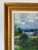 Vintage Impressionist Red Farm Landscape Oil on Board Painting – Signed, Wood Framed For Sale In Miami - Image 6 of 12