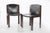 Wood Chairs in Lacquered Wood and Skai by Joe Colombo for Pozzi, Italy, 1966, Set of 4 For Sale - Image 7 of 9