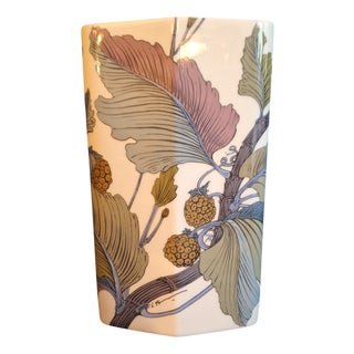 Vintage Porcelain Vase by Alain Le Foll for Rosenthal, 1980s For Sale