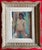 French Mid-Century Modern Oil Painting on Board Nude Study in Original Frame Circa 1950 For Sale In New York - Image 6 of 9