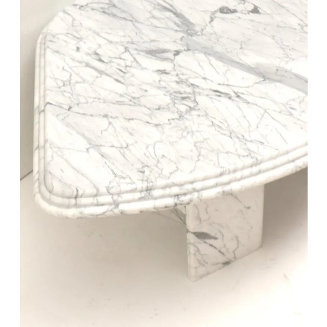 Mid-Century Modern Vintage Italian Marble Coffee Table, 1960s For Sale - Image 3 of 5