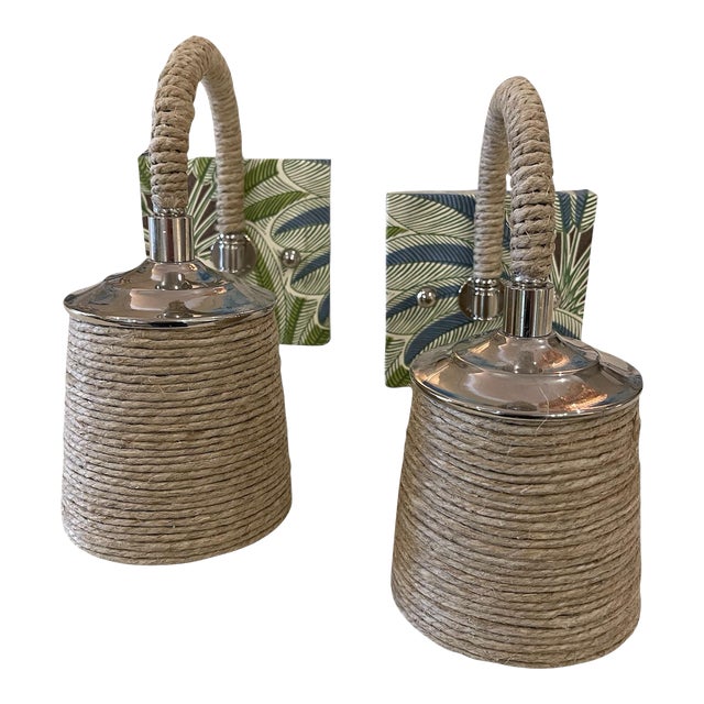 Pair of Customized Wall Sconces by Regina Andrews For Sale