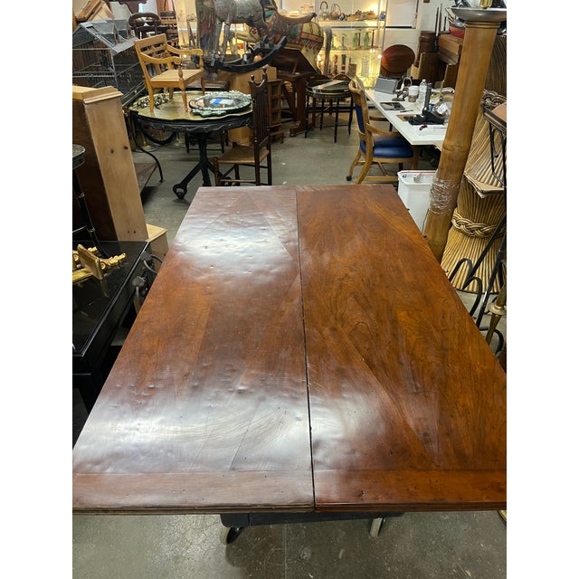 Emanuel Morez English Traditional Hand Made Chadwick Extension Oval Dining Table For Sale - Image 16 of 17