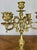 Louis XV Rococo Revival French Gilt Brass Mantel Clock Garniture, Set of 3 For Sale - Image 13 of 18
