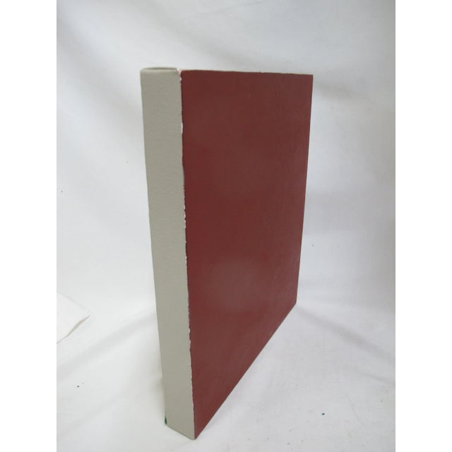 Contemporary Clark Walding Abstract Modern Contemporary Art Painting of Red 2003 For Sale - Image 3 of 6