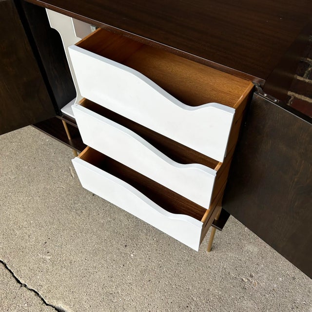 Mid 20th Century Harvey Probber Sideboard With Drop-Down Bar For Sale - Image 5 of 13