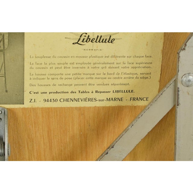 Vintage 1950s French Industrial Libellule Workshop Stool For Sale - Image 11 of 12