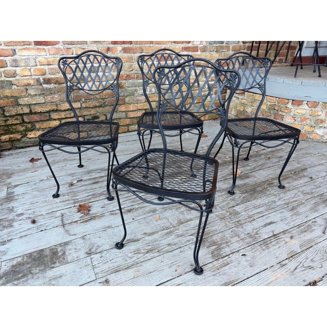 Beautiful quartet. Old New Orleans style, made by russell woodard with labels. Restored and painted in semi-gloss outdoor...