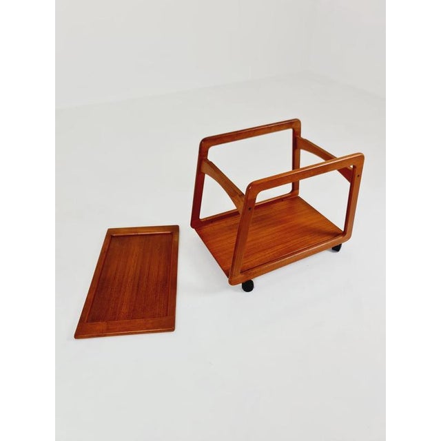 Vintage Danish Trolley in Teak from Sika Mobler, 1960s For Sale - Image 16 of 18