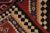 Textile Vintage Kurdish Kilim Rug in Red With Black and Blue Tribal Medallion Patterns For Sale - Image 7 of 8