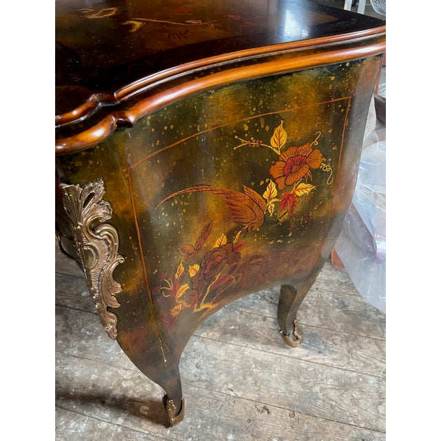 Chinoserie Bombe Chest For Sale In Buffalo - Image 6 of 14
