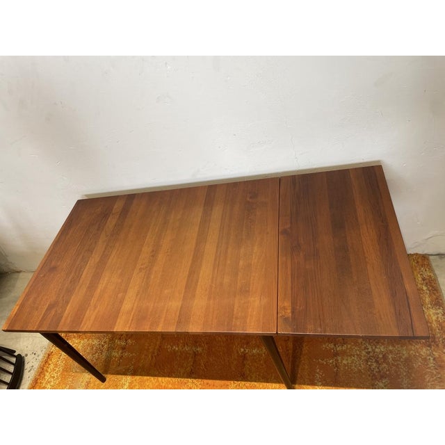 Mid-Century Modern Swedish Teak Dining Table from Hagafors For Sale - Image 3 of 11