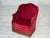 Danish Armchair in Velour with Ash Legs, 1960s For Sale - Image 11 of 18