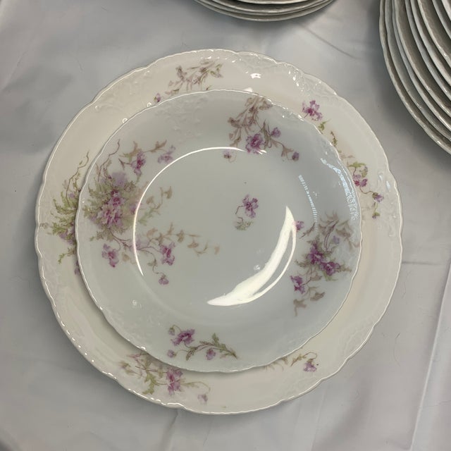 Elevate your dining table or antique collection with this stunning 26 piece (there are 2 extra bowls) set of genuine...