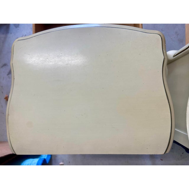 Pair of Vintage French Provincial Nightstands by Bassett – Marseille Collection, Circa 1980’s For Sale - Image 9 of 12